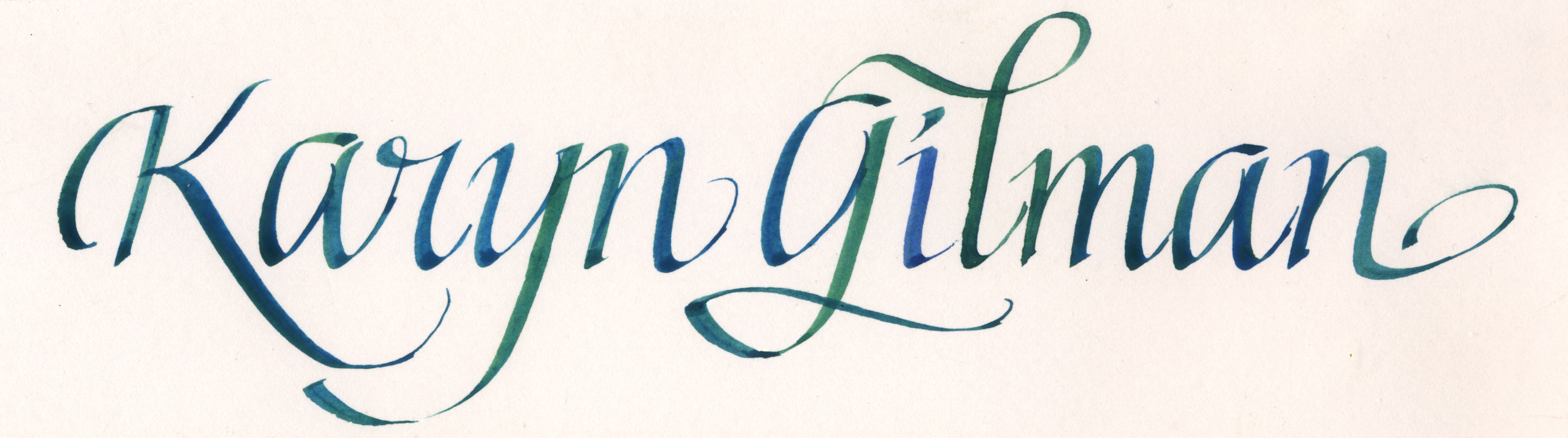 Calligraphy & Design BY KARYN LYNN GILMAN